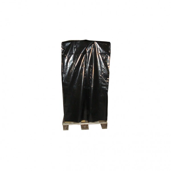 LDPE-Schrumpfhauben für Europaletten 80x120 cm (schwarz) 125my
